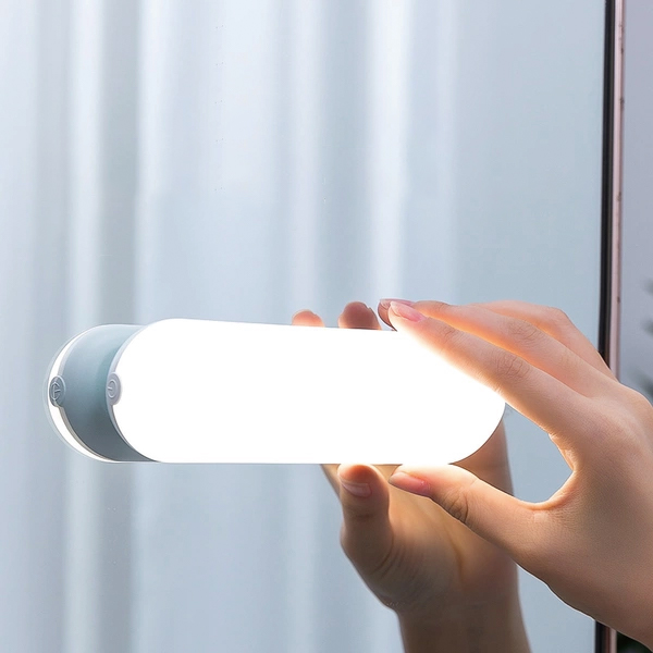LED镜前灯带充电化妆梳妆台灯条补光镜子浴室卫生间墙壁灯免安装