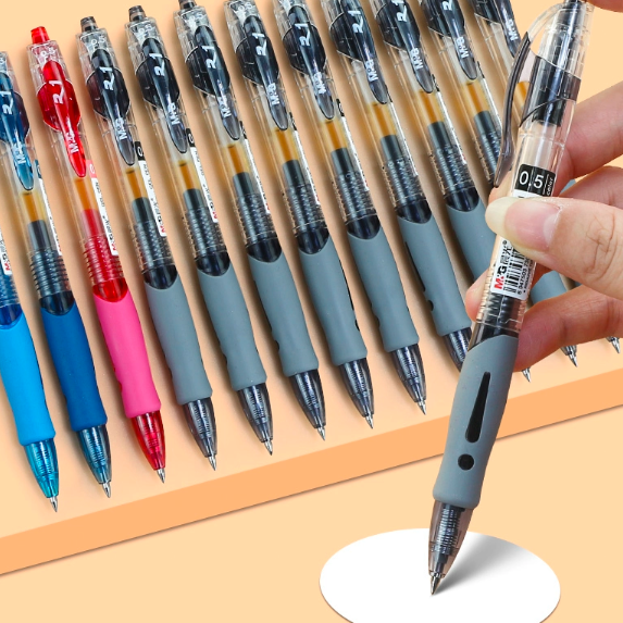 dawn gp One 1008 Press Roller ball pen Refill black 0.5mm Press type black Water based For students 0   5 special-purpose Water pen sign gp1008 man r1 automatic Press pen Round bead pupil