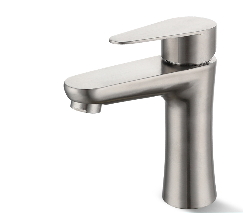 304 stainless steel water tap increase in height Single cold basin household TOILET wash hands Wash basin Cold and hot Basin Faucet