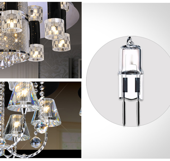 10 Only install   Philips 12v Halogen lamp beads 20W low pressure 50w Crystal lamp G4 Two needles Pin in Small bulb Tungsten halide