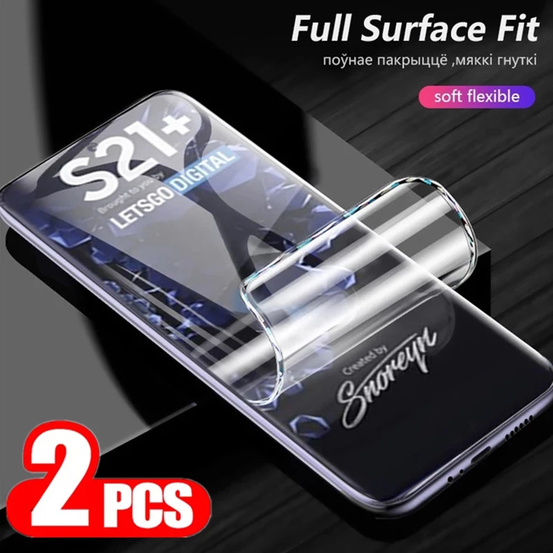 Buy 2Pcs Hydrogel Film Screen Protector For Samsung Galaxy S21 Plus S21