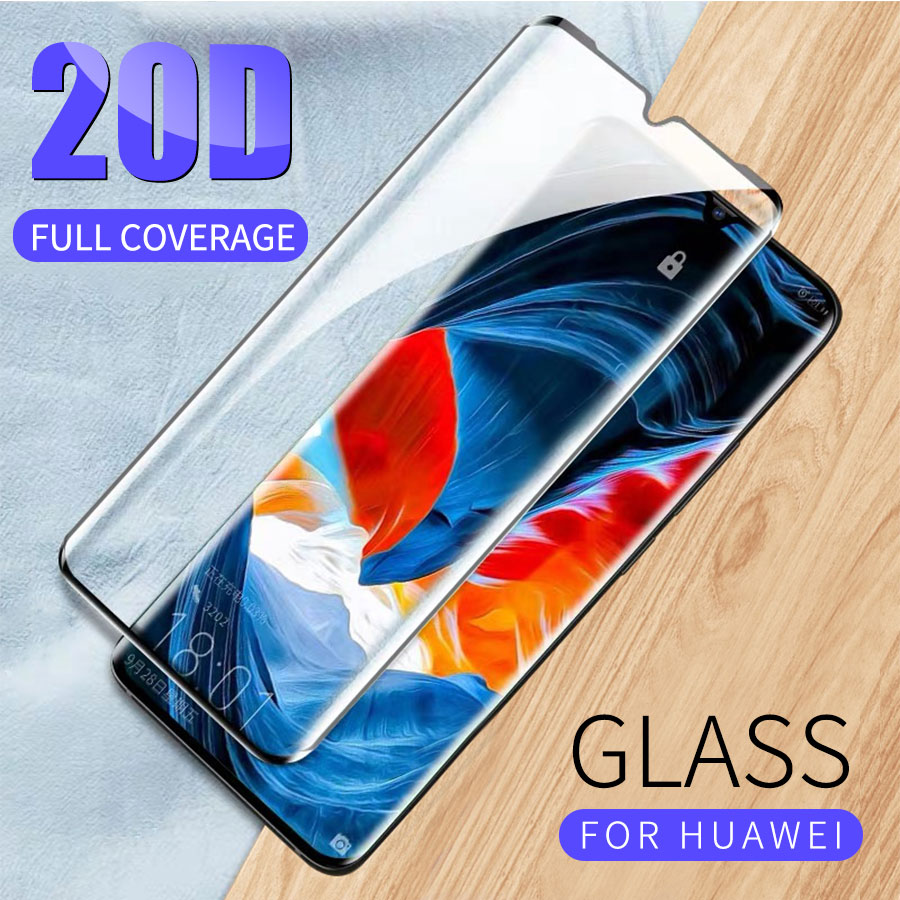 Buy 20D Curved Tempered Glass For Huawei P30 Pro Screen Protector For