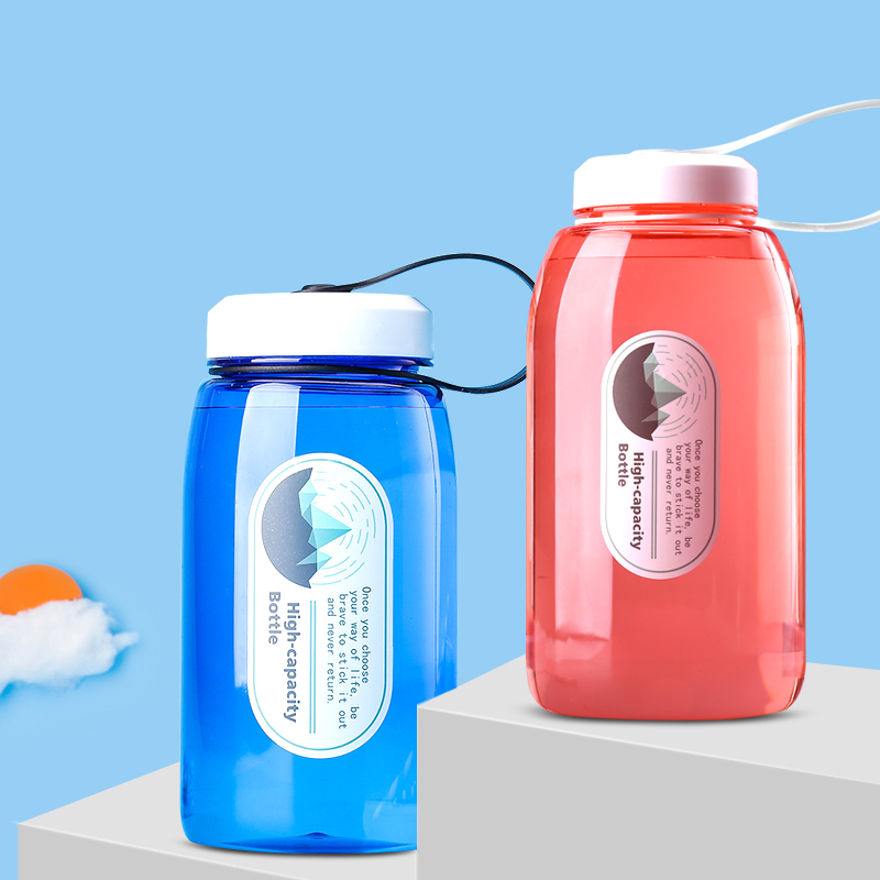 summer summer ultra-large capacity Plastic  glass men and women Portable Water bottle outdoors motion kettle Large 2L
