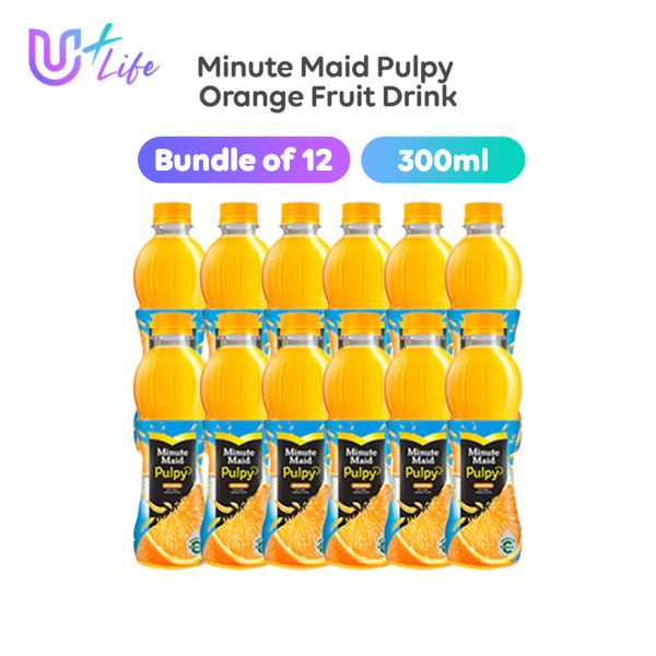 Buy Local Ready Stock Minute Maid Pulpy Orange Fruit Drink