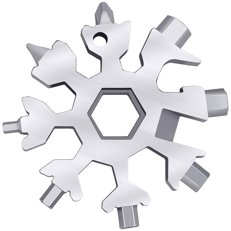 Buy 18 in 1 snowflake multi tool stainless steel snowflake tool with
