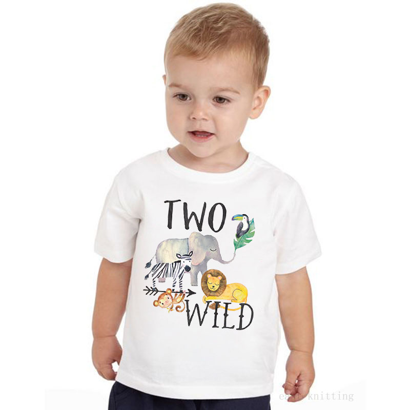 Buy Two Wild Shirt, Second Birthday Boy Shirt, Zoo Birthday Shirt