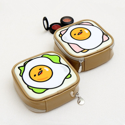 gudetama makeup bag