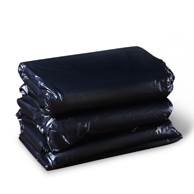 Buy 50Pcs Black Trash Bag Extra Thick Disposable Dustbin Liners on ezbuy SG