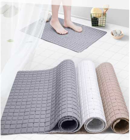 Anti-Skid mat Multipurpose Commercial PVC Floor Mat for Bathroom, Kitchen,  Swimming Pool - Grey