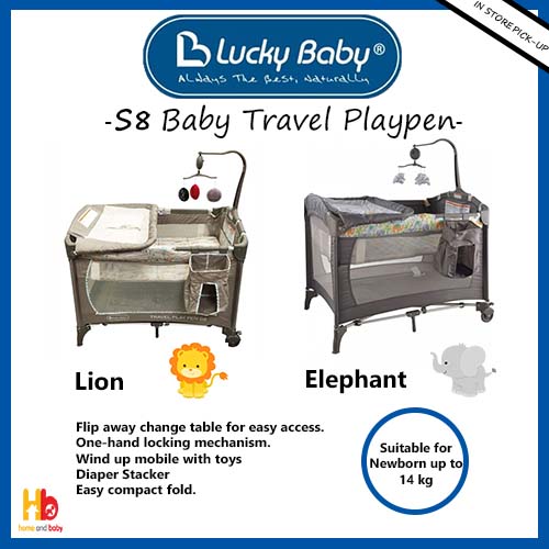 lucky baby s8 travel playpen