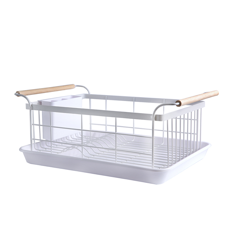 View A Larger Image Of Bamboo Eco Dish Rack With 20 8520 Utensil Holder Bamboo Dishes Wooden Dish Rack Japan Woodworker