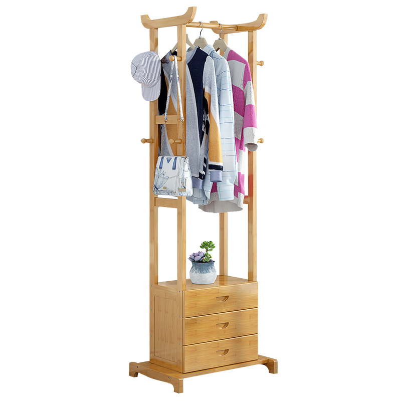 Buy Ceiling Rack Bedroom Hanger Simple Household Wood Clothing