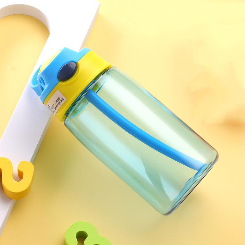 Buy Classical Water Bottle With Straw 480ml Leak-proof Cute Sport ...