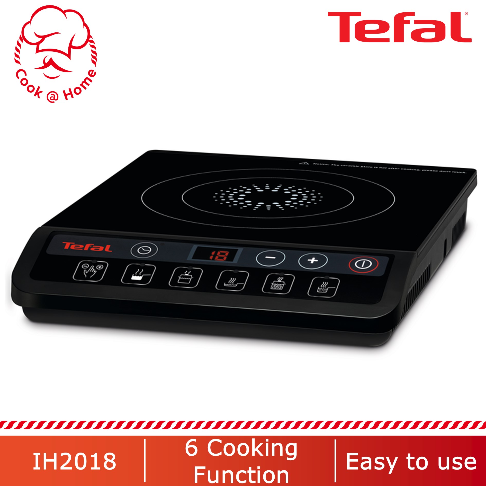 Buy Tefal Everyday Slim Induction Hob IH2018 on ezbuy SG