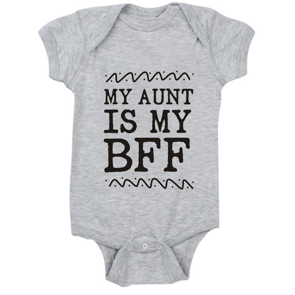 Buy My Aunt Is My Bff Aunt Onesie Aunt Baby Clothes Aunt Shirt Baby Boy Baby Girl Niece Nephew Auntie Bodysuit Baby Shower Gift I Love My Aunt On Ezbuy Pk