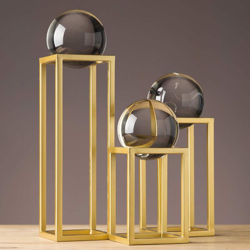 Buy New Chinese Modern Creative Metal Crafts Crystal Glass Ball
