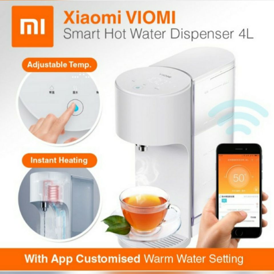 Buy SG Plug Xiaomi VIOMI 4L Smart Instant Heating Water Dispenser on