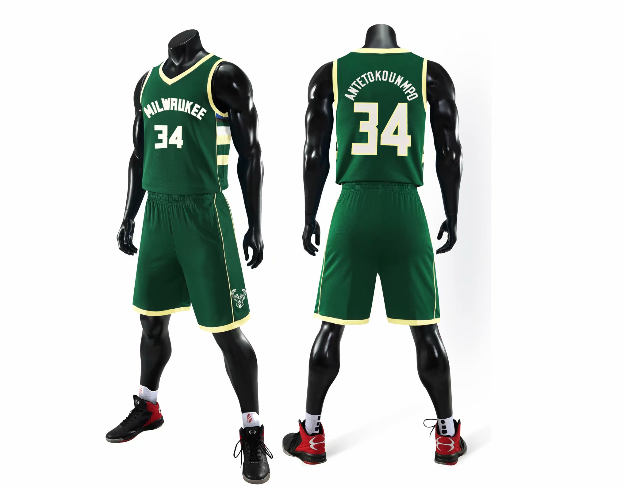 green basketball jerseys