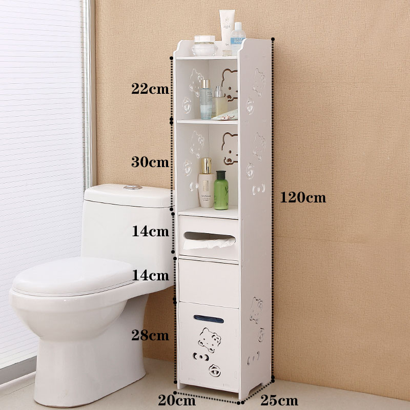 Buy IKEA toilet storage bathroom narrow seam toilet side