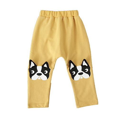 Buy Baby Girls' Basic Daily Solid Colored Polyester Pants Navy Blue / Toddler on ezbuy SG