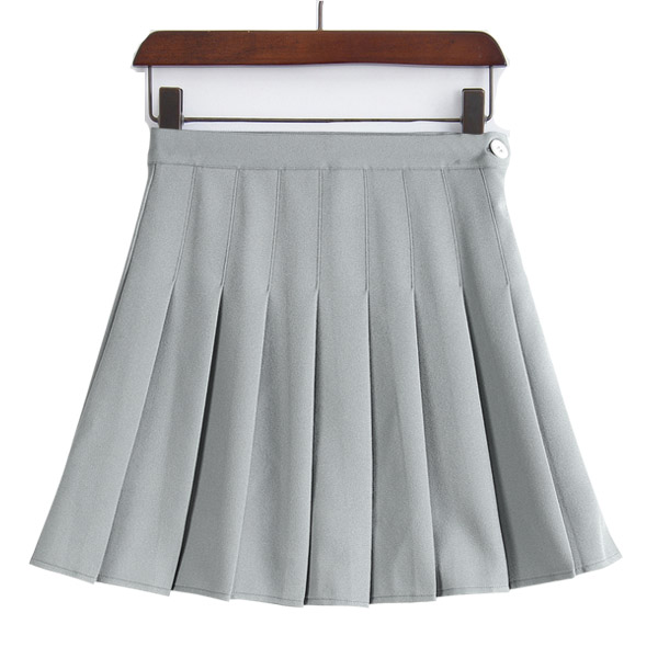 Buy The white ins soft sister pleated skirt skirt new women's 2018 new ...