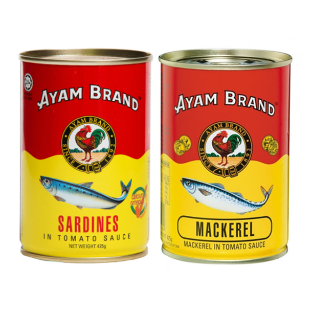 Buy [Bundle of 3] Ayam Brand Mackerel / Sardines in Tomato Sauce 425g