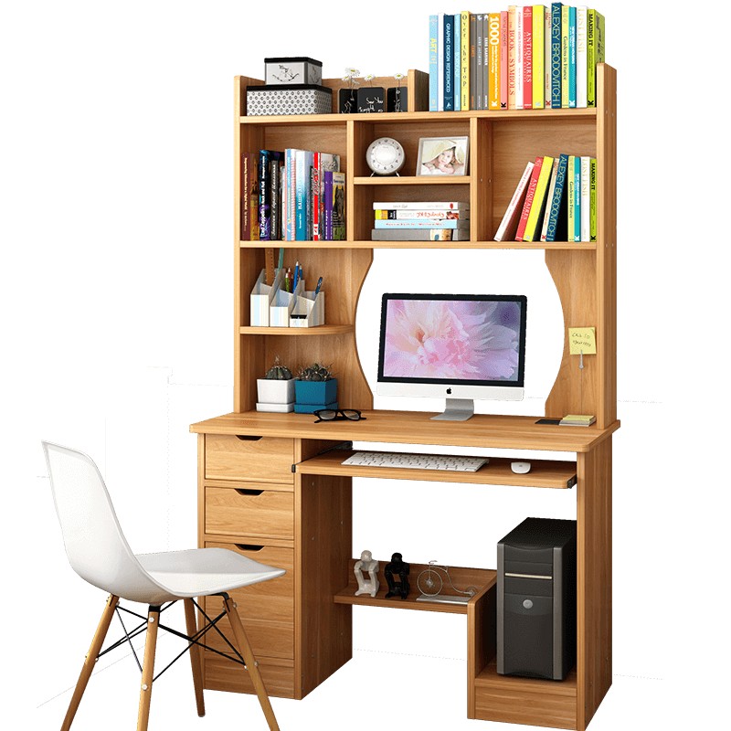 Buy Computer Desk Style Students Home Writing Bookcase Simple