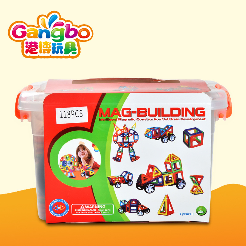 Buy Children's toy chip hundred change pull building block