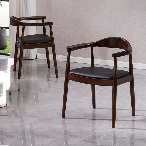 President Kennedy Chair Solid Wood Wooden Dining Chair Office Chair European Style Living Room