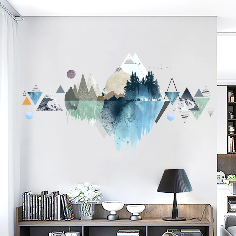 Buy Creative Wall sticker living room background wall dormitory wall