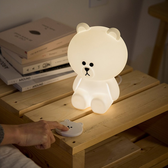 Buy [Line Friends] LED Mood Lamp - Brown on ezbuy SG