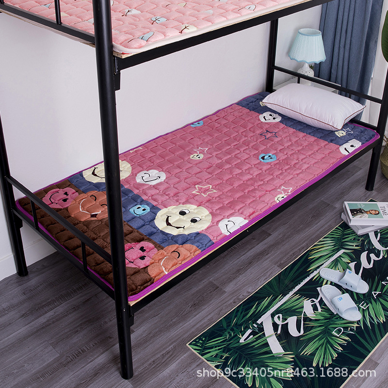 Buy Bed dormitory flange mattress is single wash folding nonslip floor