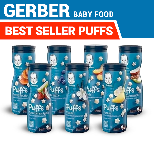 Buy Gerber Puffs, 28g (Assorted Flavors) on ezbuy SG