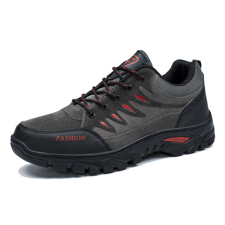 Buy Mens Safety Shoes - Reinforced Toe Cap, Breathable, Anti-Slip Sole ...