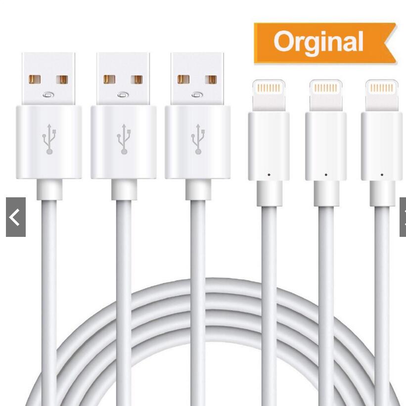 Buy Original Lightning Charger Cables Fast Charging USB Cord iphone X 5