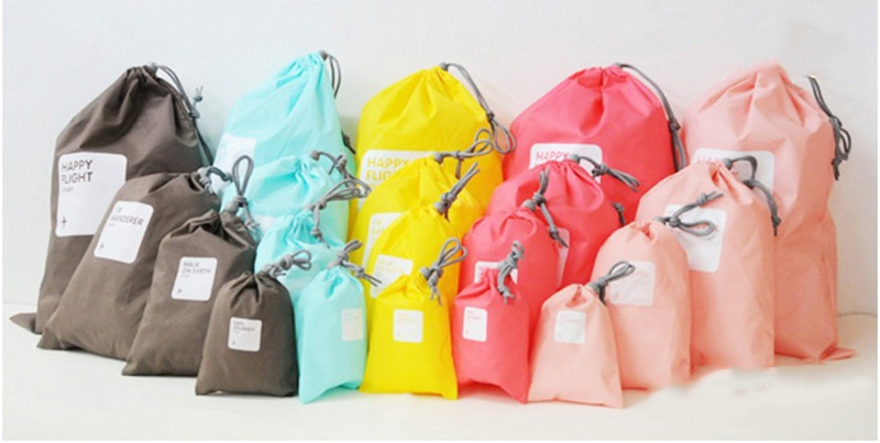 Travel Packing Organizer Bags Lightweight Packing Draw String Bag