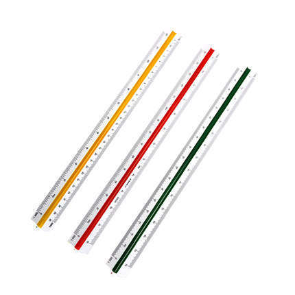 Buy Deli8930, 30cm scale, high precision design three edge ruler, multi ...