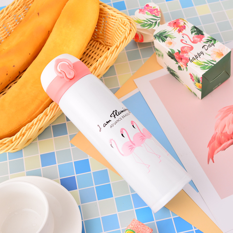 Buy Cup Thermos Cup creative gift stainless steel gift Box Water Cup outdoor sports Bounce Cup