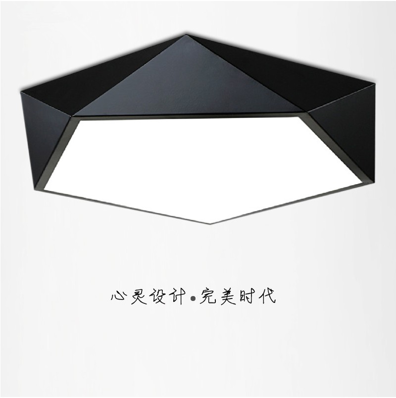 originality geometry Ceiling lamp LED light in the bedroom   Simplicity modern a living room lamps and lanterns atmosphere Northern Europe Study Lighting restaurant