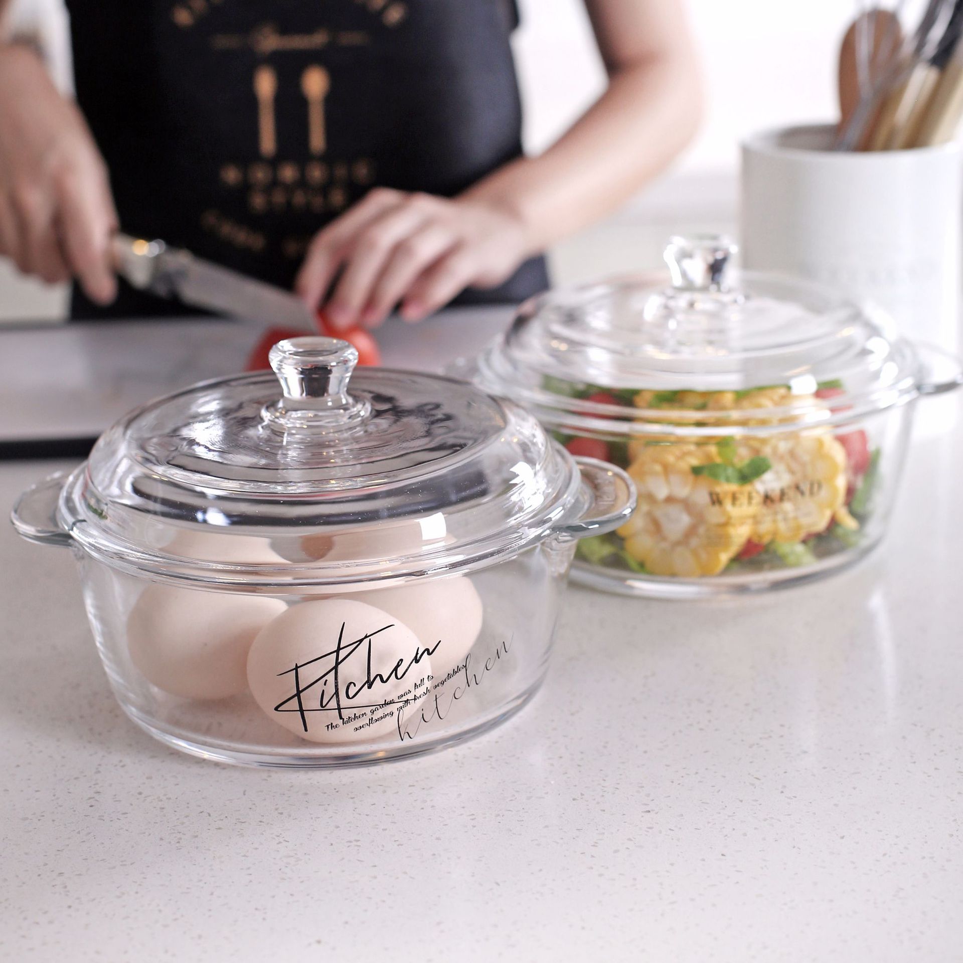 Buy Highquality Large heatresistant tempered glass soup bowl Creative