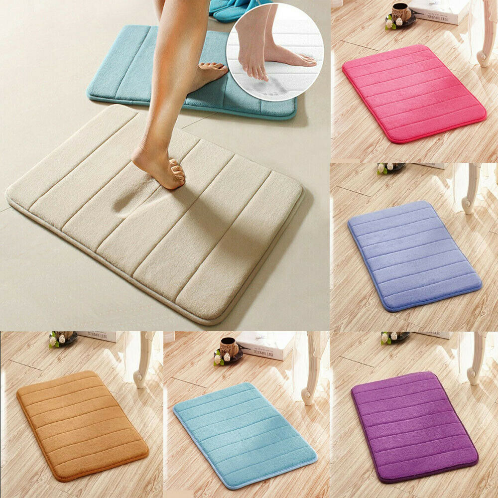 Buy Absorbent Memory Foam Carpet Bath Bathroom Bedroom Floor Shower Mat