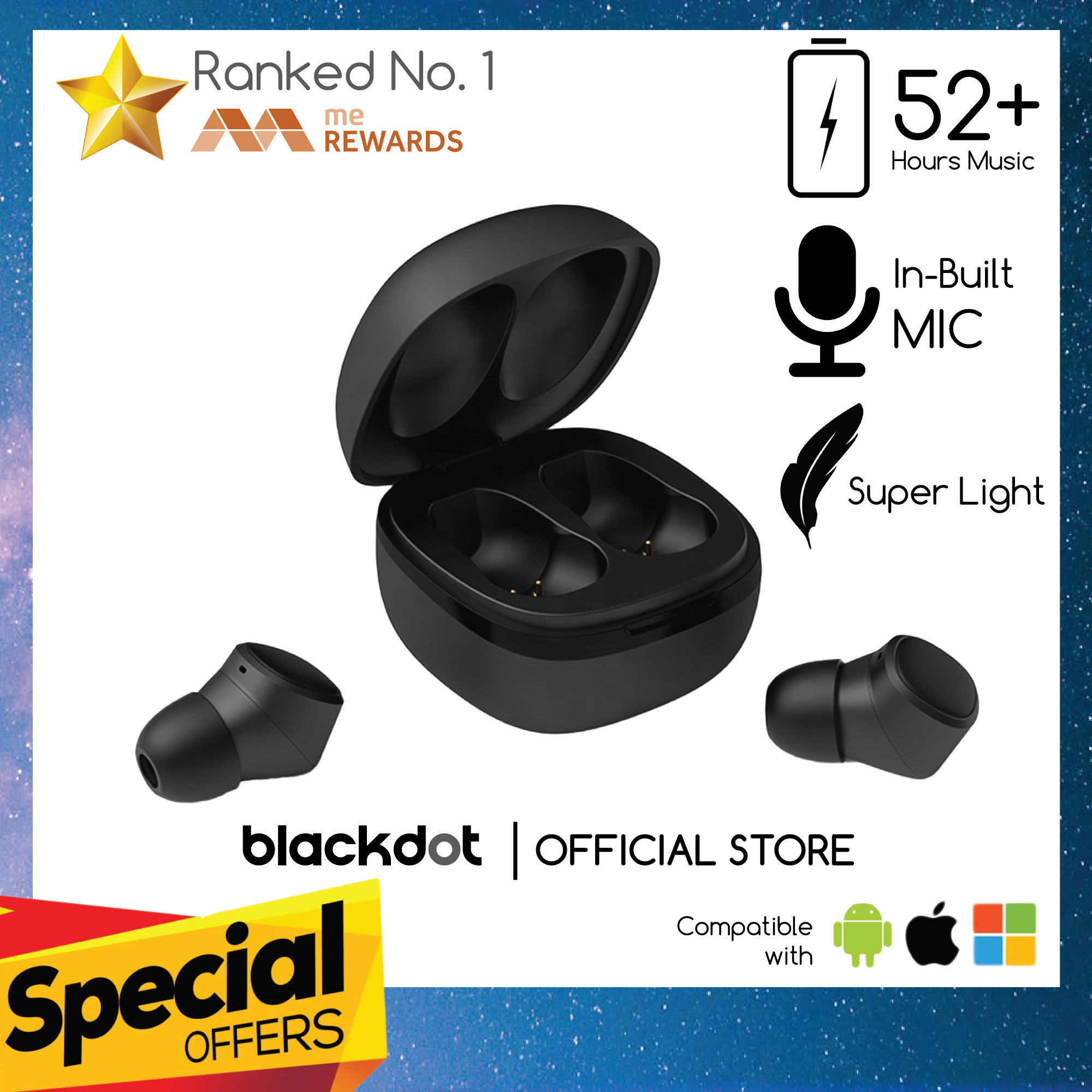 Blackdot pro wireless discount earbuds