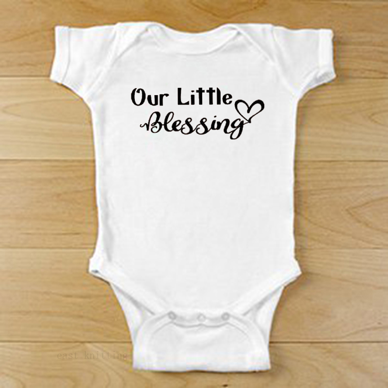 Buy Our Little Blessing Baby Newborn Bodysuit Onesies Casual Crew Neck