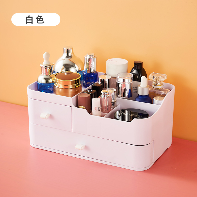 Buy [Local Ready Stock] Cosmetic desktop storage box drawer type skin ...