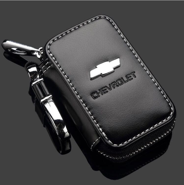 Buy Car key case organizer leather automobile key holder bag For ...