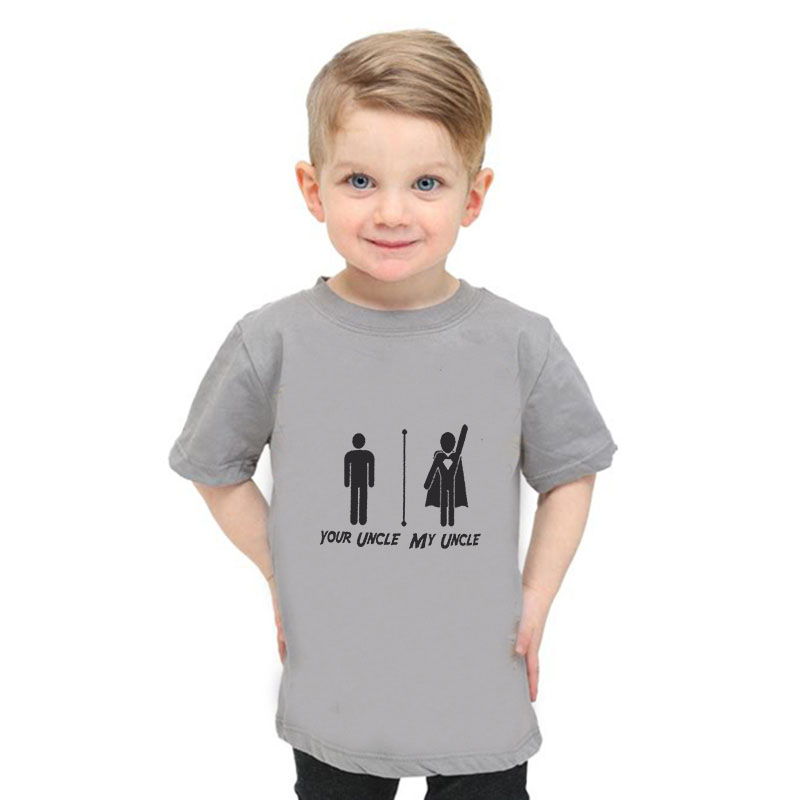 Buy Your Uncle My Uncle Superhero Uncle Baby Girl Toddler Girl Unisex Kids Casual Graphic T