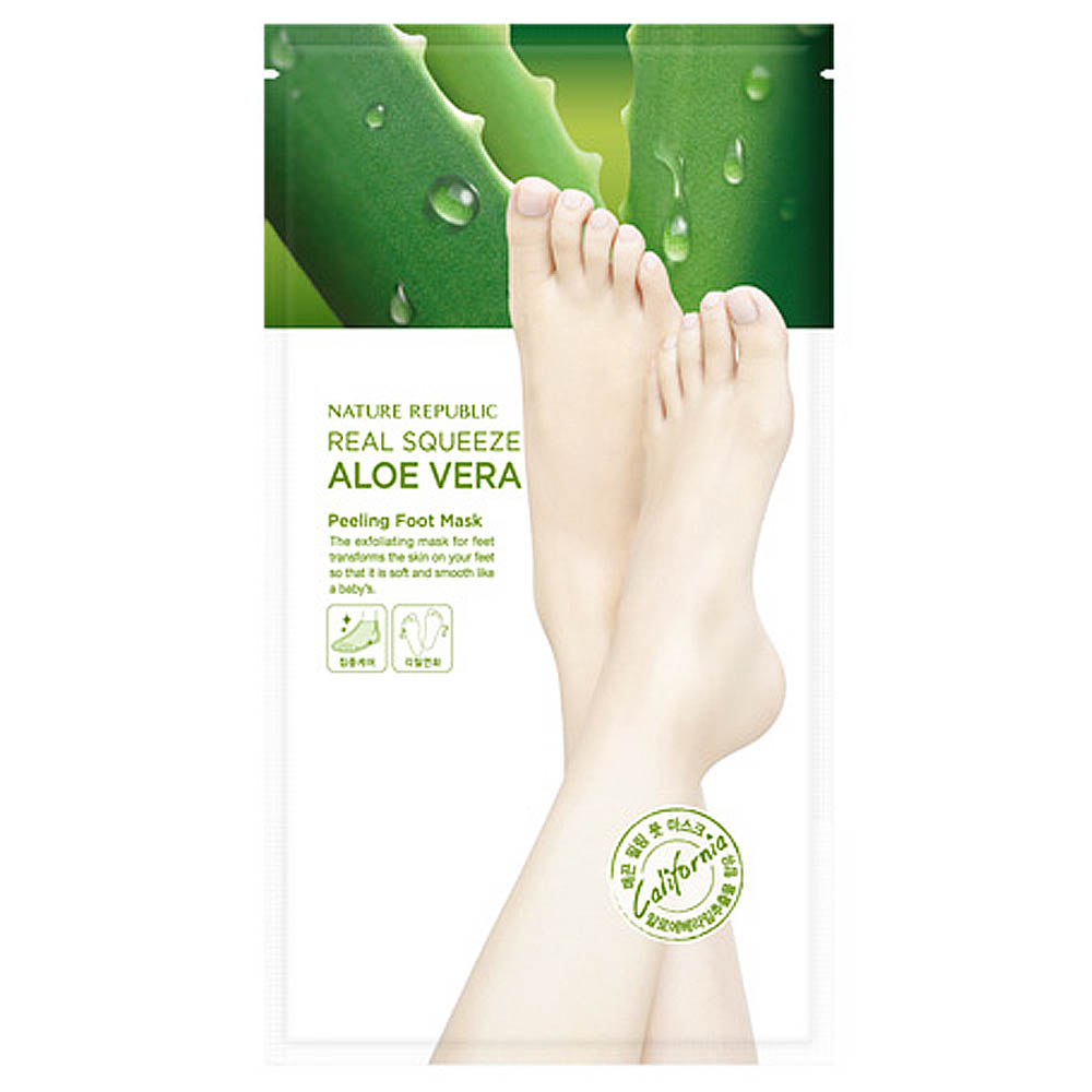 Buy Nature Republic Real Squeeze Aloe Vera Peeling Foot Mask 1 sheet