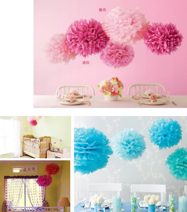 Buy Iker 5pcs 20cm 5piece Tissue Paper Flower Balls For Wedding