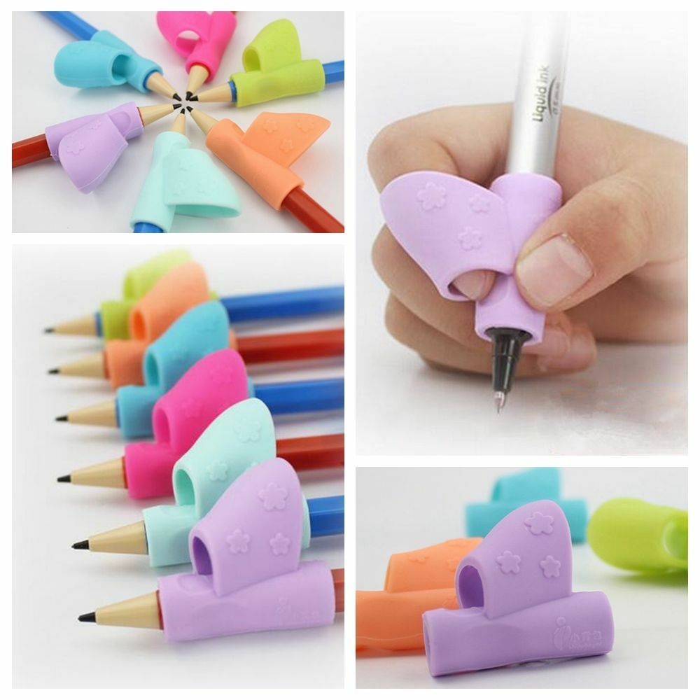 Buy 3PCS Children Pencil Holder Pen Writing Aid Grip Posture Correction ...