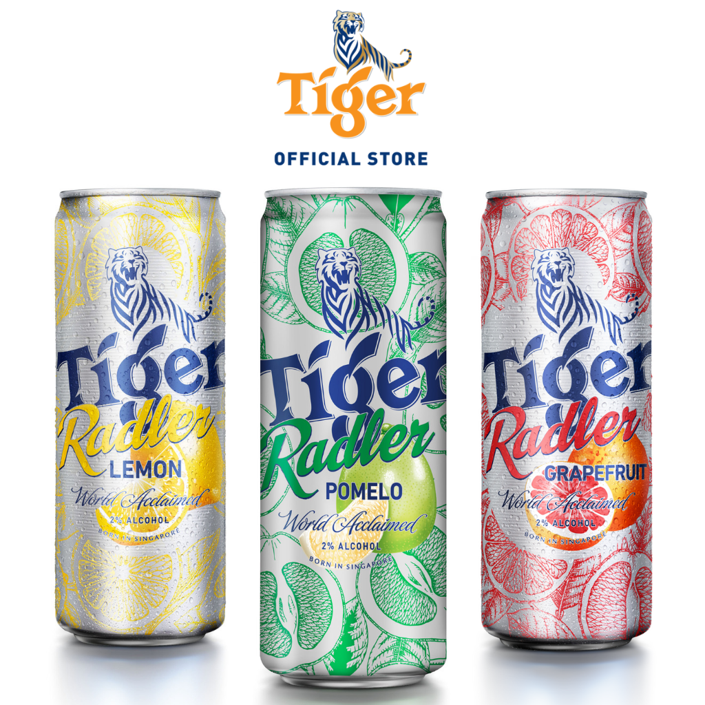 Buy Tiger Radler Beer 330ml X 24 Cans [FREE Dry Bag!] [New Launch